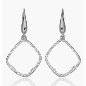 Monica Vinader Riva Diamond Hoop Earrings